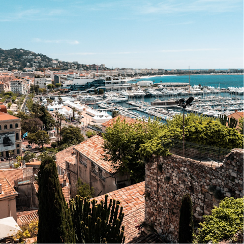 Stay a short drive from the centre of Cannes