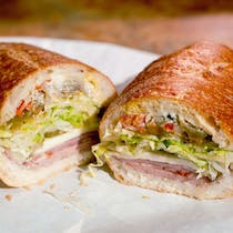 Pick a sandwiches from a long list at Bay Cities Deli