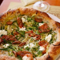 Eat pizza, Italian-style, at Mozza