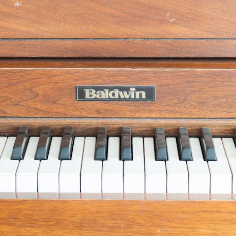 A piano for the musicians at heart