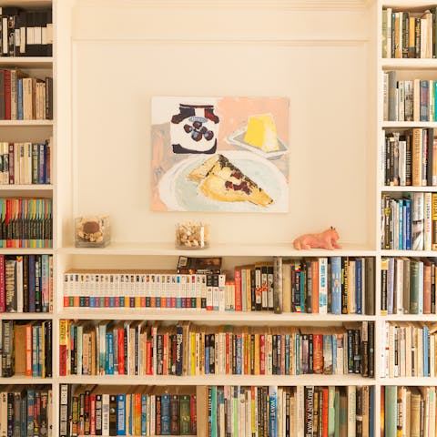 The endless shelves of books