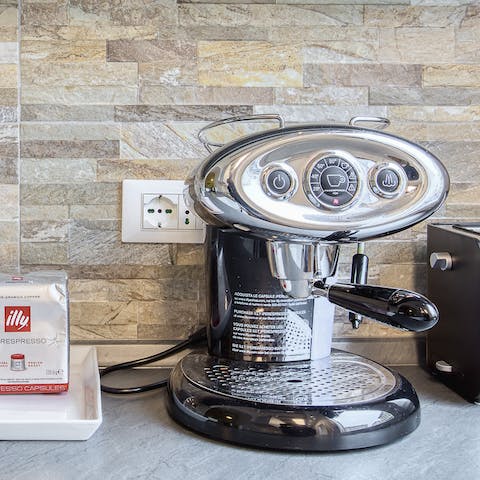 The Illy espresso machine