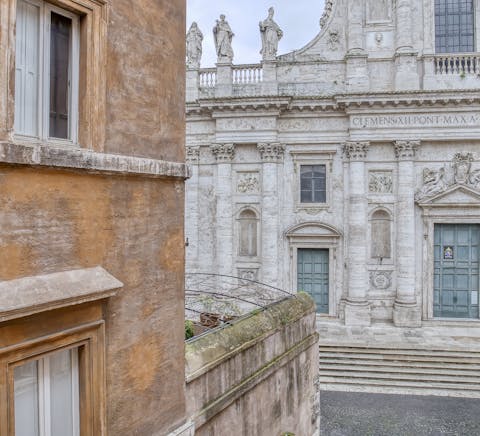 The view from the kitchen window