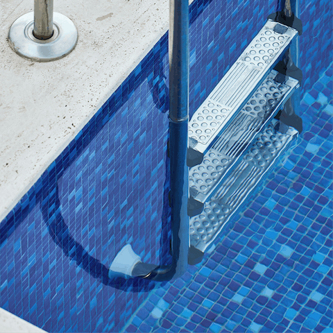 Swim a few lengths in one of the heated pools to start the day
