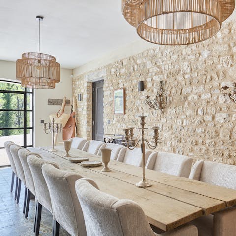 Gather for delicious French meals prepared with fresh local produce