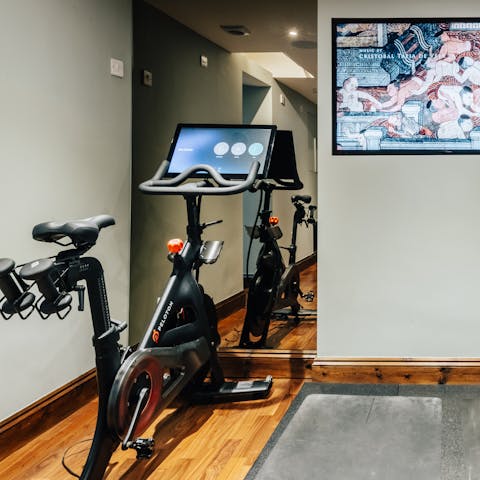 Never miss a workout thanks to the home gym