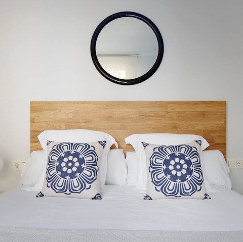 Cuddle up with squashy cushions