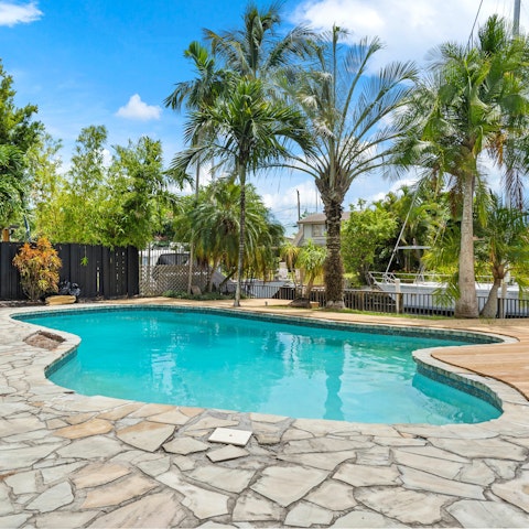 Enjoy the perks of having your own private pool