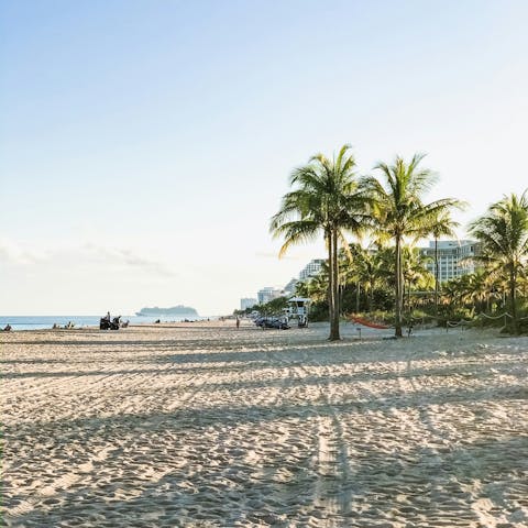 Look forward to beach life in Fort Lauderdale