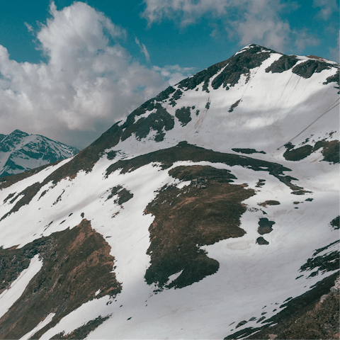 Stay in the Austrian alps surrounded by ski slopes and hiking trails