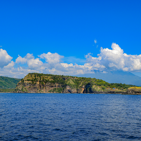 Stroll down to Candidasa Beach in ten minutes