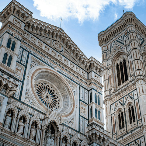 Admire the breathtaking architecture of the Duomo