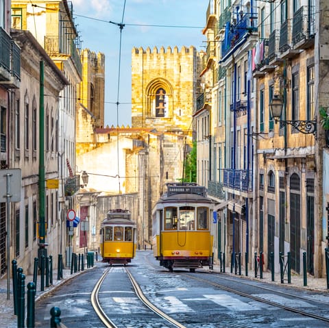 Stay just a thirty-minute drive away from the city of Lisbon