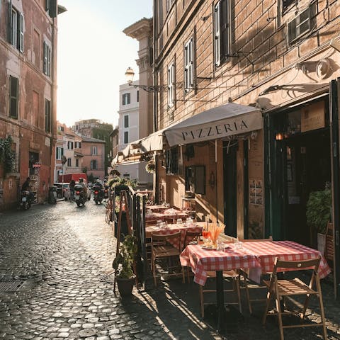 Escape the tourists and explore Trastevere