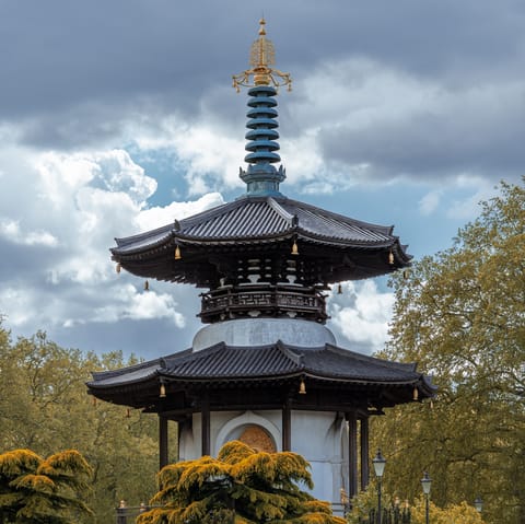 Make the trip to Battersea Park, reached in fifteen minutes