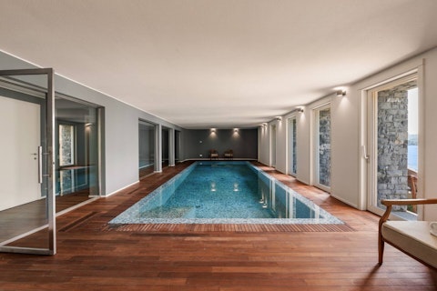 Cool off with a dip in the indoor swimming pool