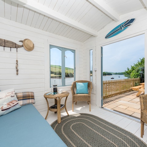 Sneak away for some downtime in the summer house