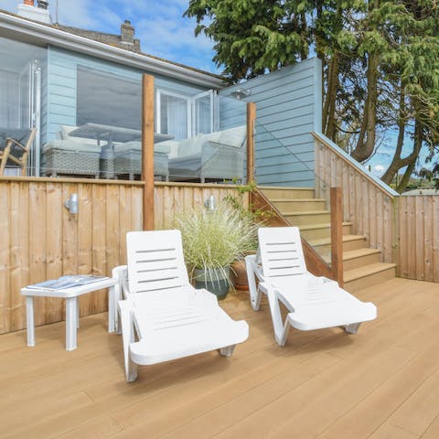 Catch some rays on the sun deck