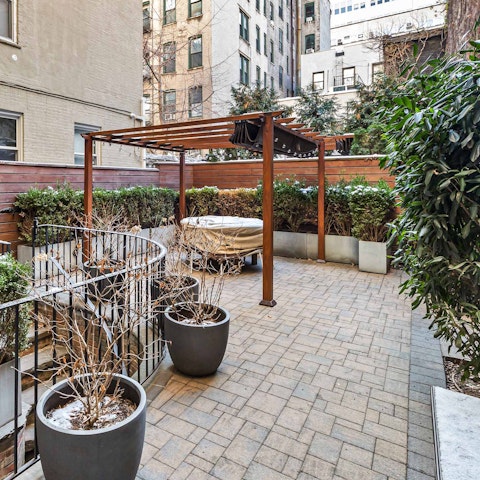 Take your morning coffee or evening drinks onto the patio
