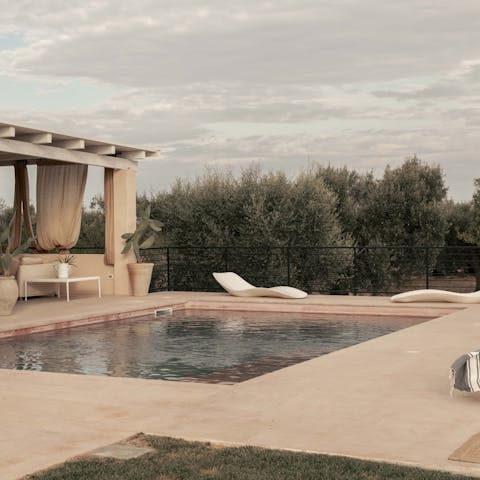 Spend idyllic days relaxing by the pool or head to the beach