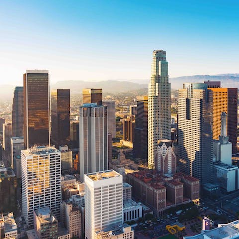 Stay in suburban Pacific Palisades, 20 minutes' drive from downtown LA