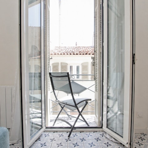 Wake up each morning with an espresso on the balcony
