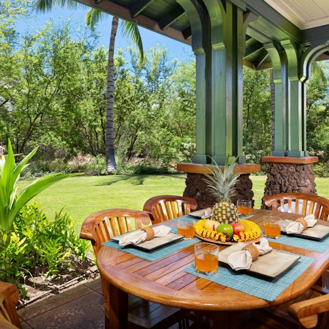 Savour slow alfresco lunches on your terrace
