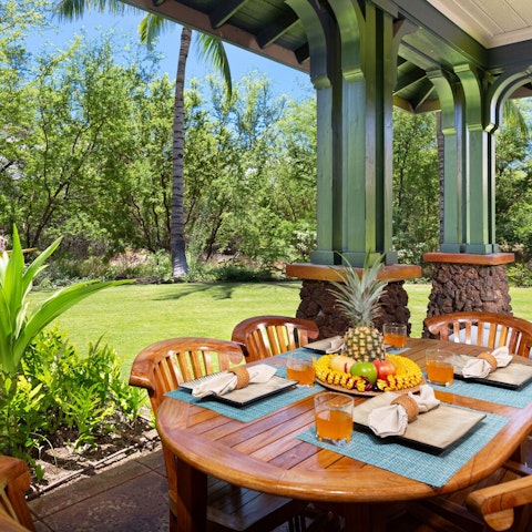 Savour slow alfresco lunches on your terrace