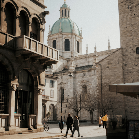 Stay in the historic centre of Como