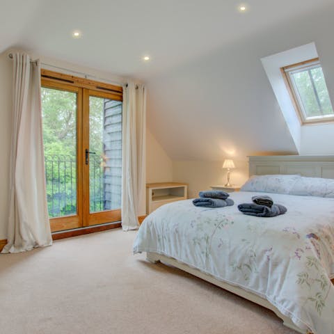 Hop out of bed and straight onto your own balcony, overlooking the luscious greenery and enjoying the fresh air