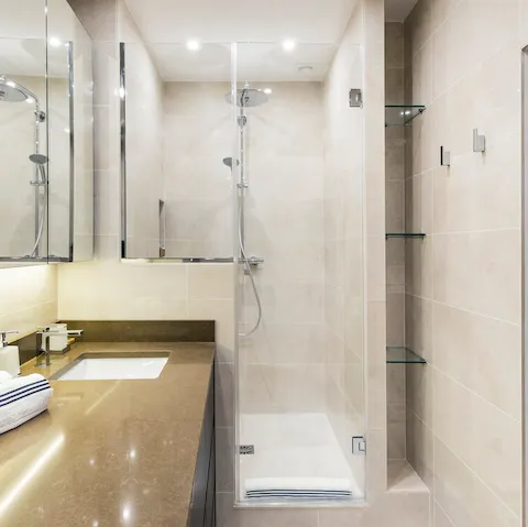 Replenish under the rainfall shower