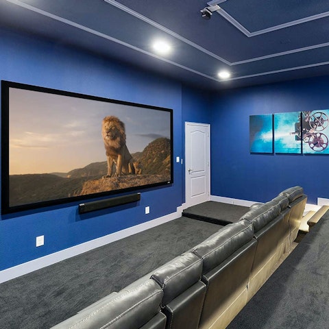 Wind down with cosy gathering in the movie theatre