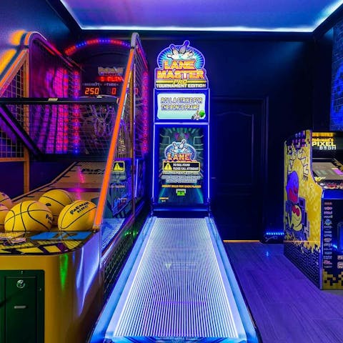 Enjoy fun and friendly competition in the games room