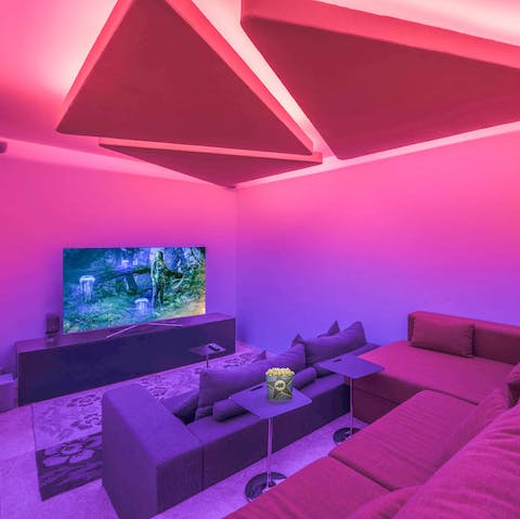 Host a movie night in your own private cinema