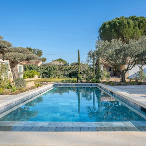 Embrace total relaxation while lounging by the pool