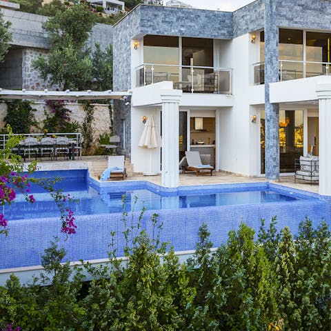 Cool down with a swim in your private pool