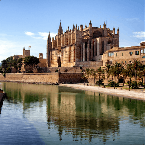 Take a day trip to Palma – it's thirty-five minutes away by car
