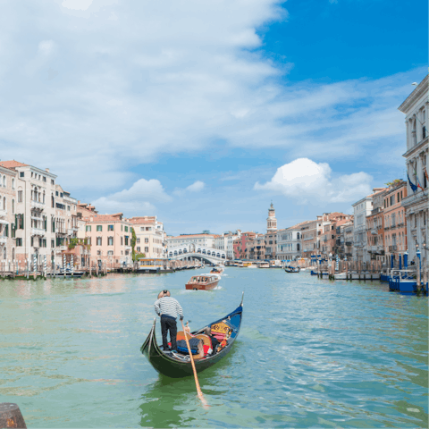Enjoy truly incredible views overlooking Venice's Grand Canal
