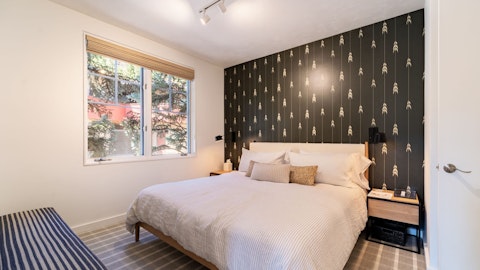 Look forward to snoozing in the comfortable bed