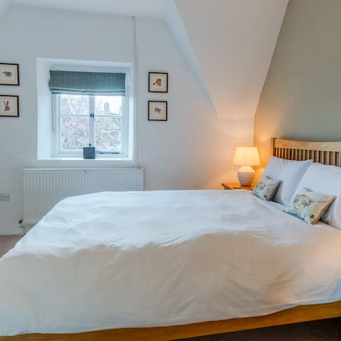Drift off to sleep in the serene bedrooms – nothing could disturb you here