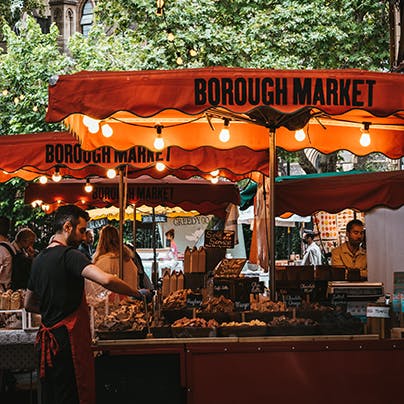 Pick up some fresh produce at nearby Borough Market