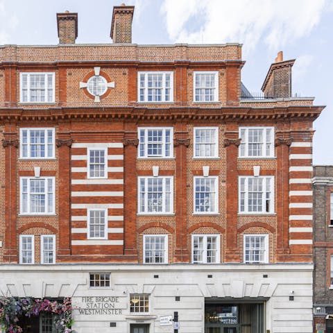 Admire the Edwardian features of this former Fire Station building