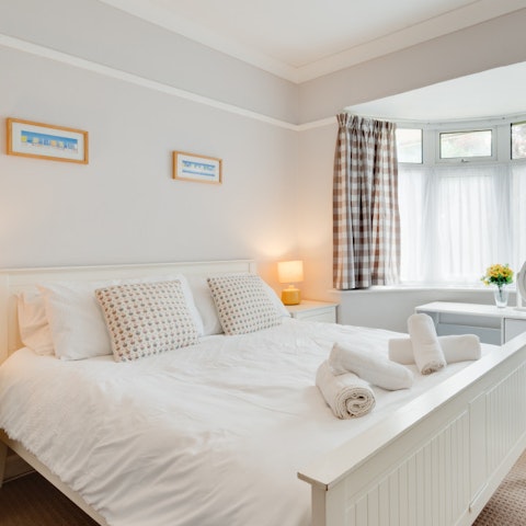 Get a good night's rest in the comfy bedrooms