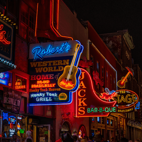 Experience musical joy while dancing along Broadway