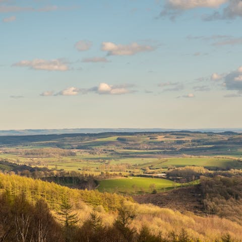 Stay in the Yorkshire countryside, where scenic walks are guaranteed