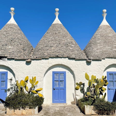 Stay near the picturesque town of Cisternino