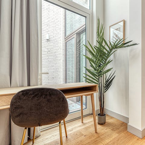 Fire off some emails from the dedicated workstation