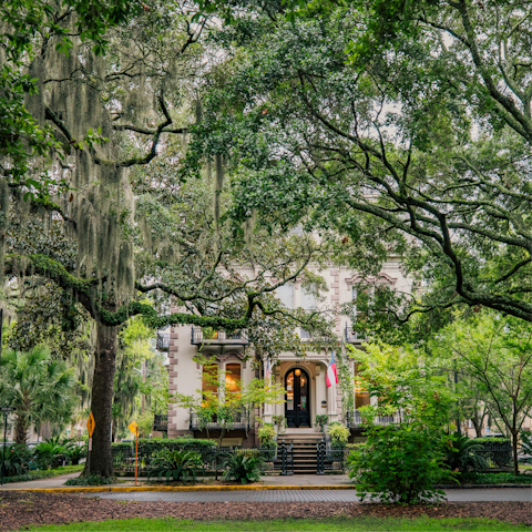 Take a day trip to Savannah, an hour or so away