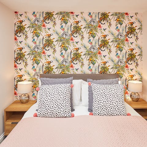 Sleep soundly in comfy bedrooms