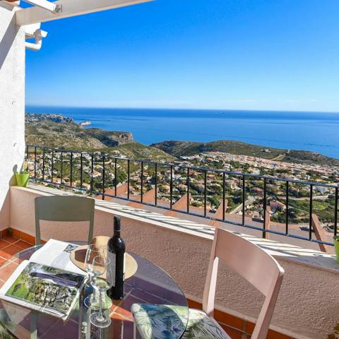 Find the perfect spot for sunset drinks on the terrace